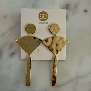 Gorjana Gold Geometric Drop Earrings